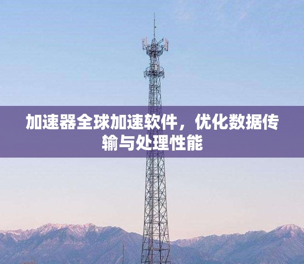 加速器全球加速软件,优化数据传输与处理性能 加速器全球加速软件,优化数据传输与处理性能