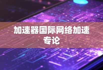 加速器国际网络加速专论