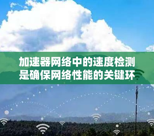加速器网络中的速度检测是确保网络性能的关键环节，通过多种方法监控网络状态，实时调整资源分配，提升数据传输效率。以下是对这一过程的详细分析