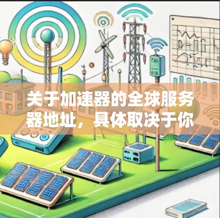 关于加速器的全球服务器地址,具体取决于你使用的加速器服务提供商。以下是一些常见的加速器服务提供商及其服务器分布情况 关于加速器的全球服务器地址,具体取决于你使用的加速器服务提供商。以下是一些常见的加速器服务提供商及其服务器分布情况