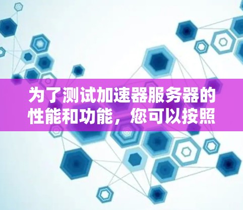 为了测试加速器服务器的性能和功能，您可以按照以下步骤选择和配置合适的工具