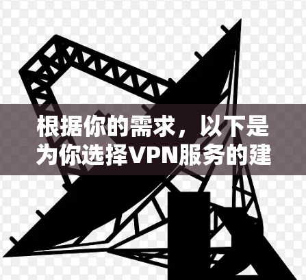 根据你的需求,以下是为你选择VPN服务的建议 根据你的需求,以下是为你选择VPN服务的建议