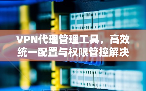 VPN代理管理工具，高效统一配置与权限管控解决方案