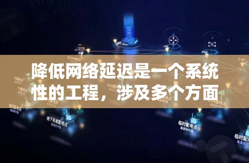 降低网络延迟是一个系统性的工程,涉及多个方面的调整和优化。以下是一些有效的方法和工具,可以帮助你逐步解决网络延迟问题 降低网络延迟是一个系统性的工程,涉及多个方面的调整和优化。以下是一些有效的方法和工具,可以帮助你逐步解决网络延迟问题