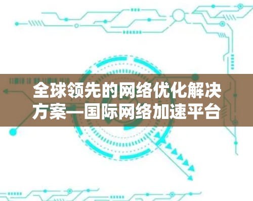 全球领先的网络优化解决方案—国际网络加速平台 全球领先的网络优化解决方案—国际网络加速平台