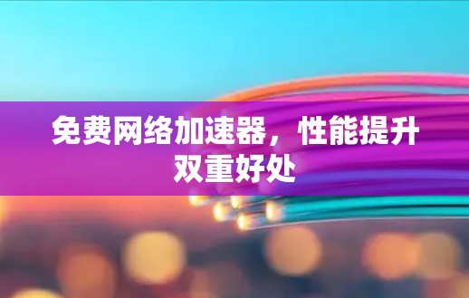 免费网络加速器，性能提升双重好处