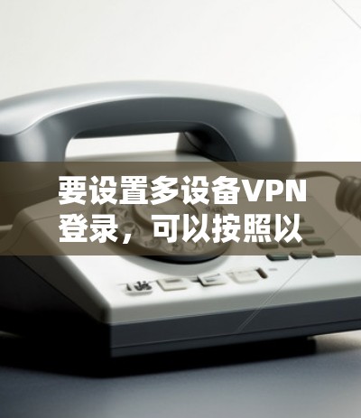 要设置多设备VPN登录，可以按照以下步骤进行