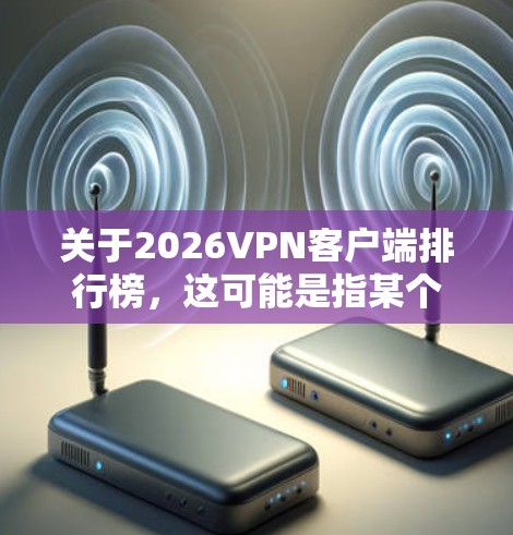 关于2026VPN客户端排行榜，这可能是指某个特定VPN服务提供商或VPN客户端的排名。如果你指的是某个特定品牌或服务的VPN客户端排行榜，可能需要更多的上下文信息来提供准确的排名