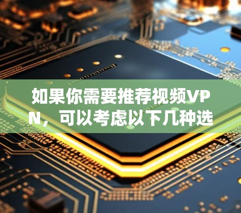 如果你需要推荐视频VPN，可以考虑以下几种选择，这些VPN服务在全球范围内都有较好的性能，适合绕过地区锁或访问受限的内容